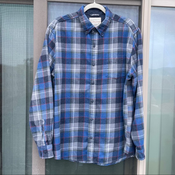 Blue and gray flannel - Picture 3 of 6